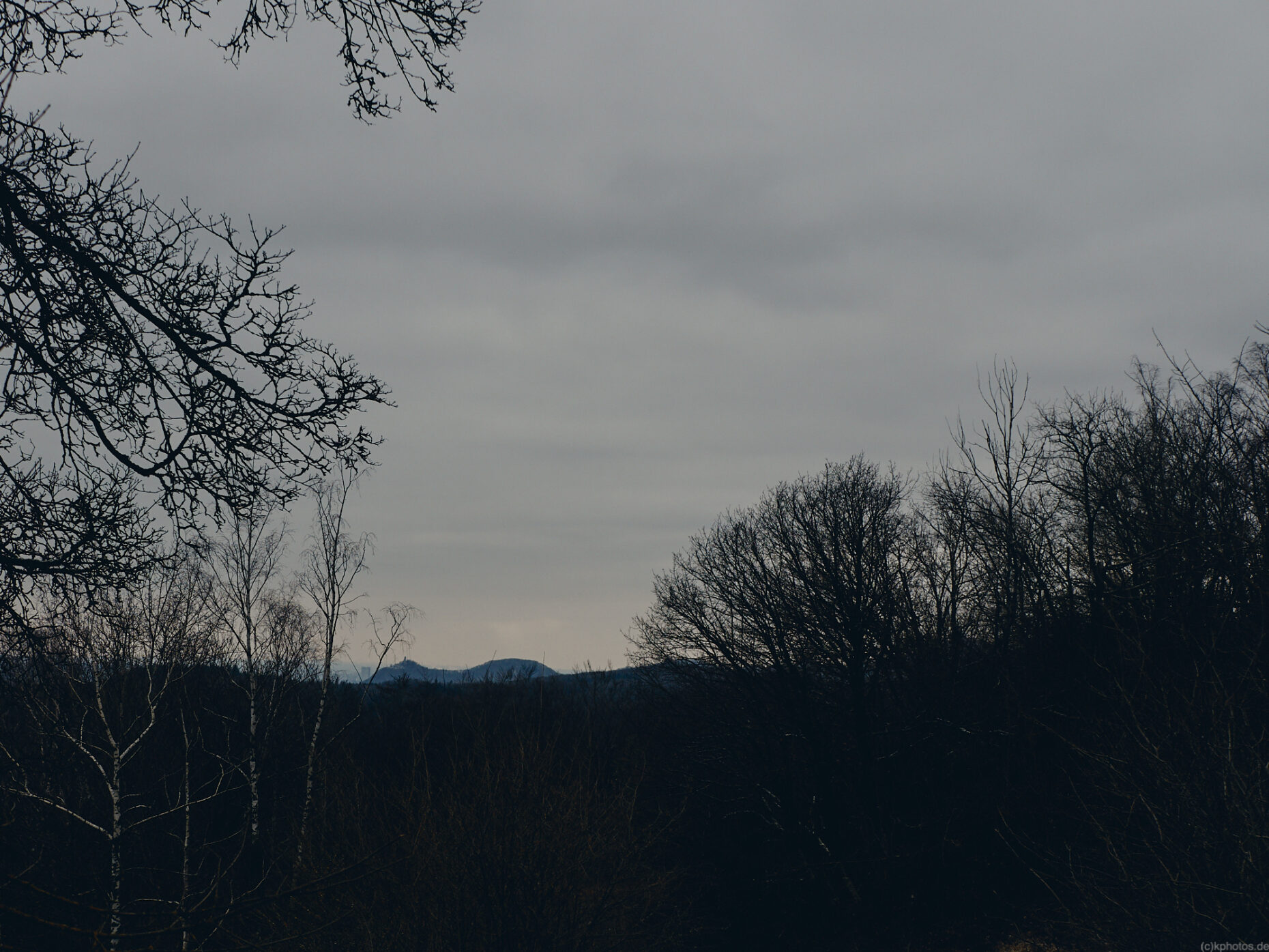 a walk through the forest over a nearby quarry. In the distance you can see the Drachenfels in the Siebengebirge mountains near Bonn/Cologne